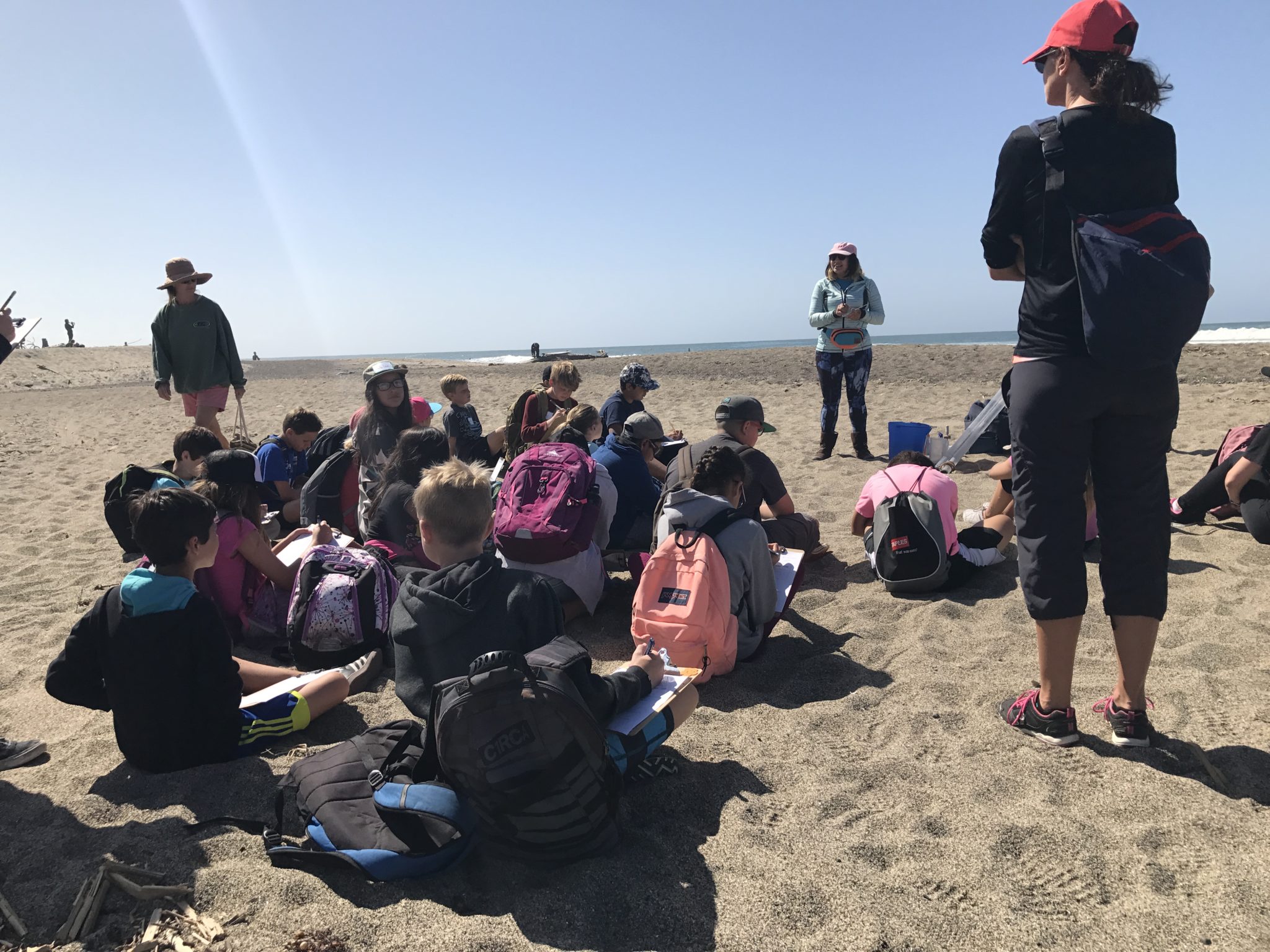 Ladera Ranch Middle School students perform water quality tests where ...